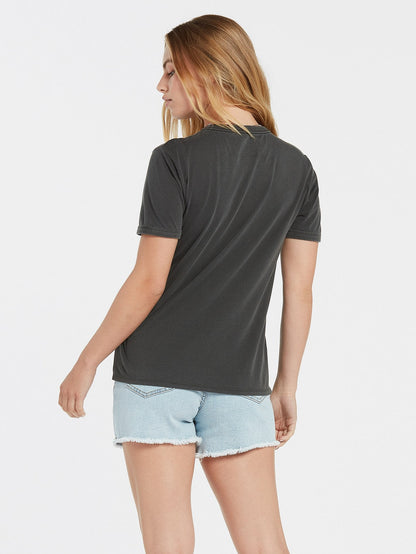 Truly Ringer T-Shirt - SCHWARZ