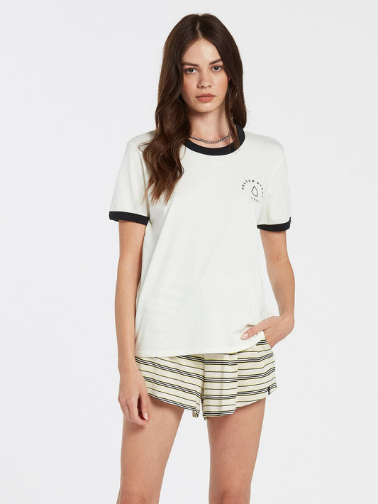 T-shirt Truly Ringer - STAR WHITE