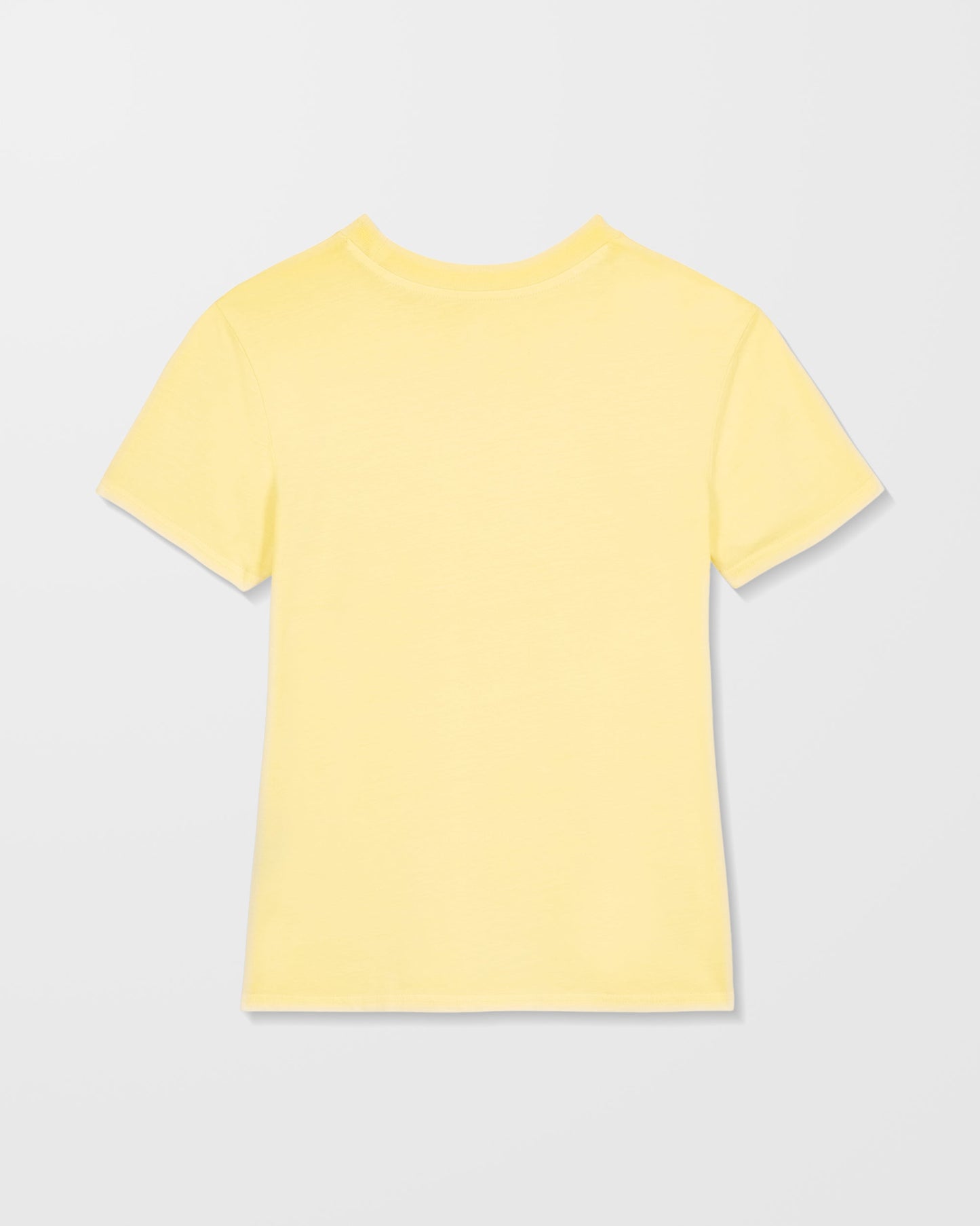 T-Shirt Solid Stone Emb - Dawn Yellow
