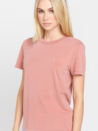 Solid Stone T-shirt - PINK MAUVE