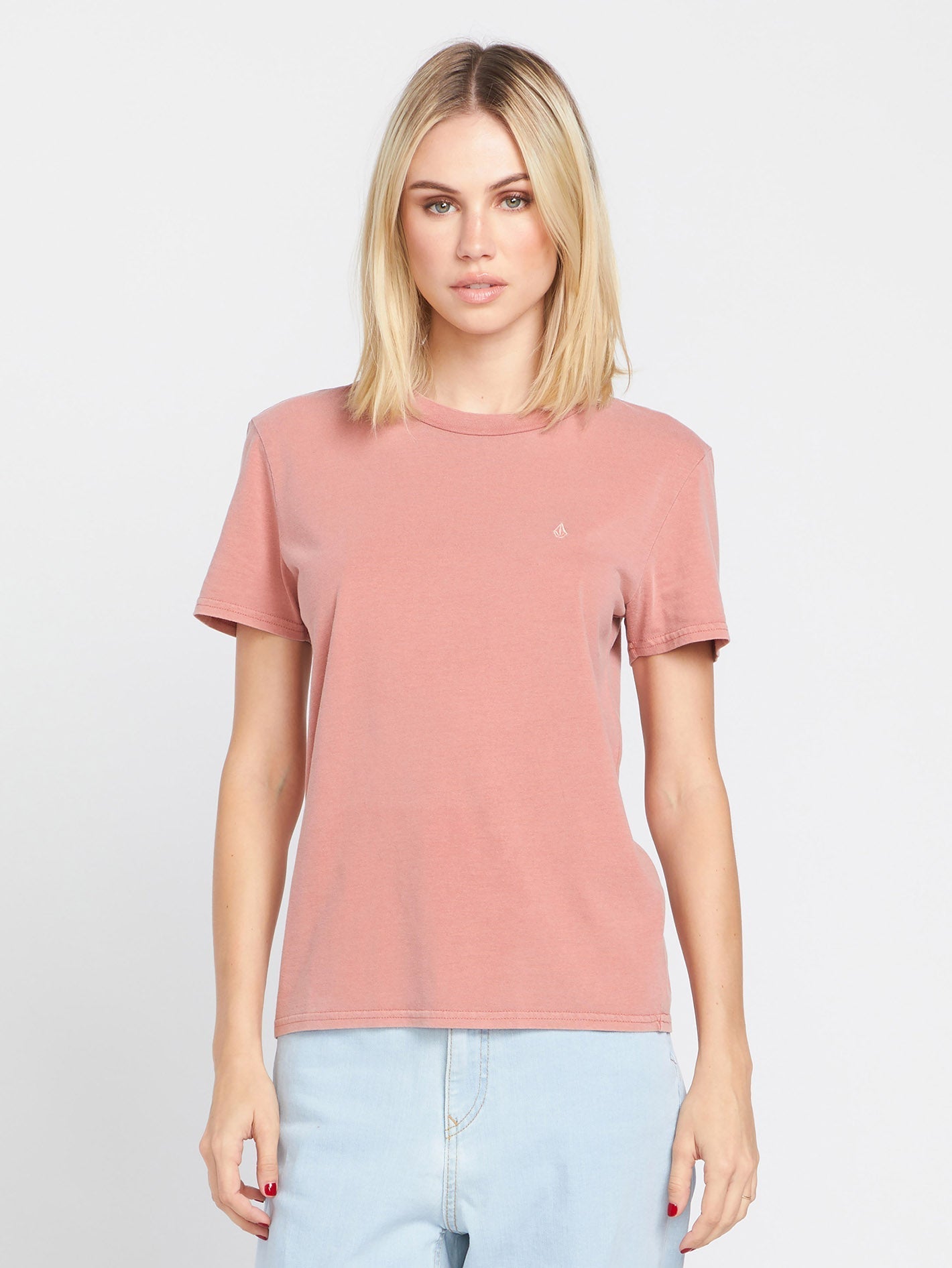 Solid Stone T-shirt - PINK MAUVE