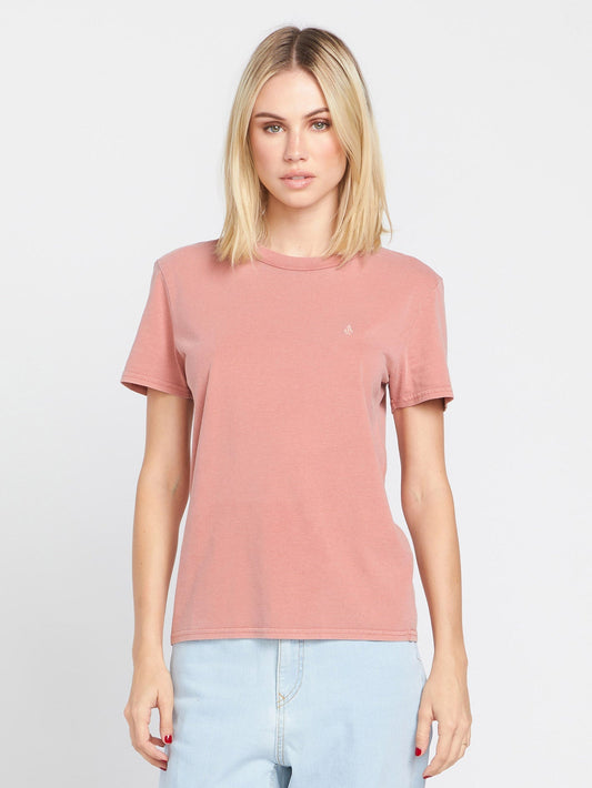 Solid Stone T-shirt - PINK MAUVE