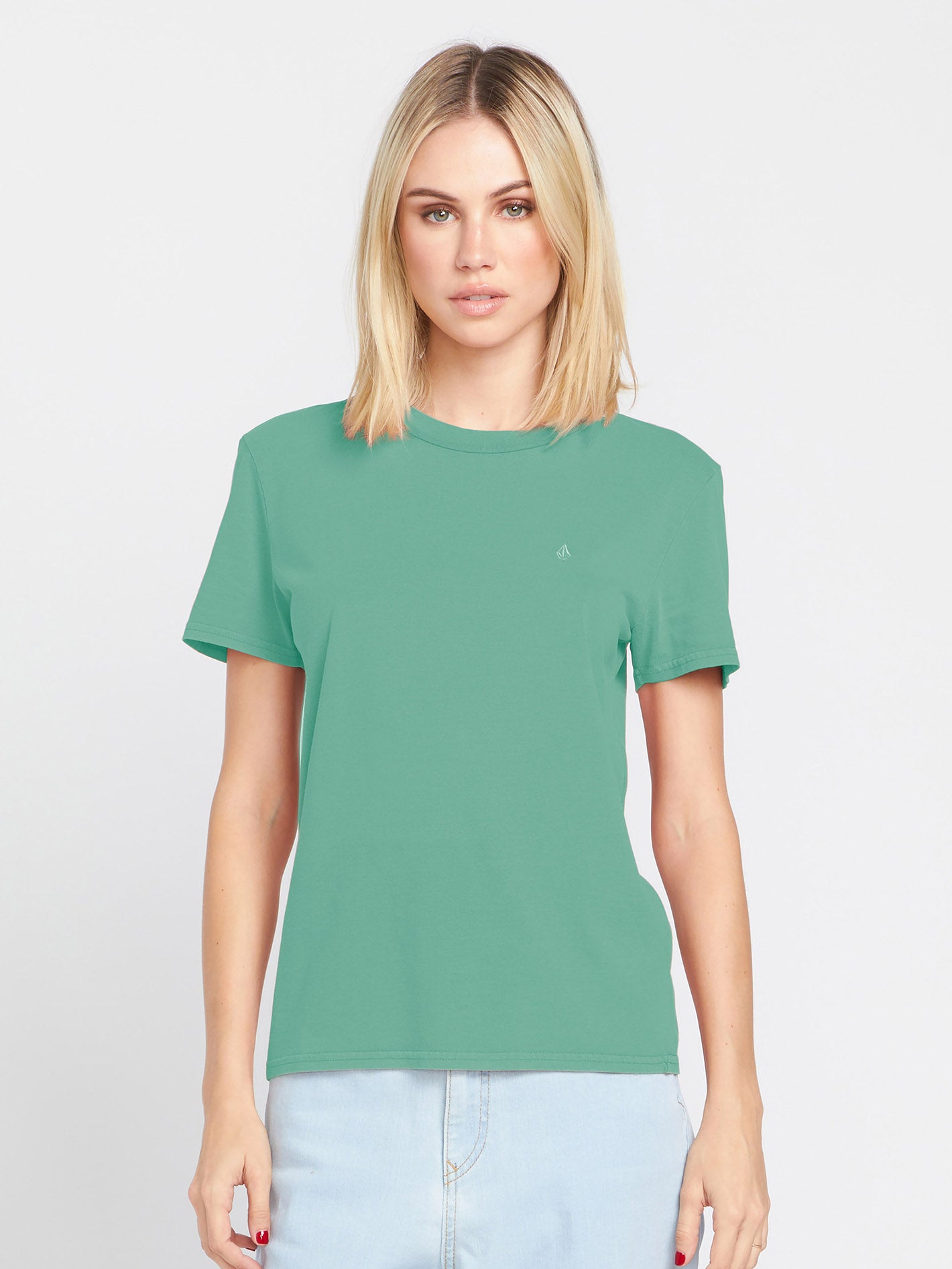 Solid Stone T-shirt - SEA GREEN