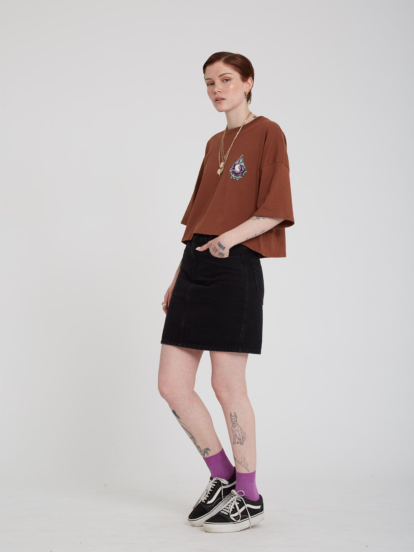 T-shirt Max Loeffler - BROWN