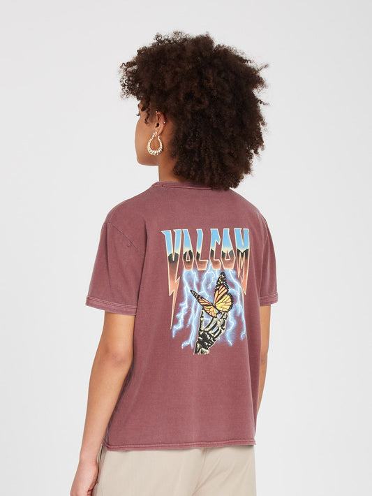 Truly Ringer T-Shirt - BURGUNDERROT
