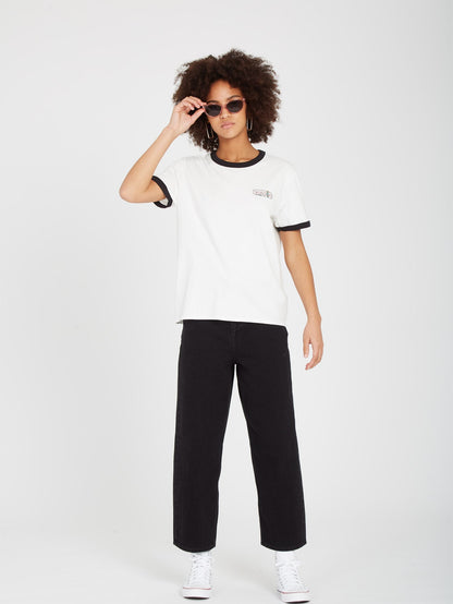T-shirt Truly Ringer - STAR WHITE