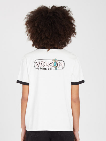 T-shirt Truly Ringer - STAR WHITE