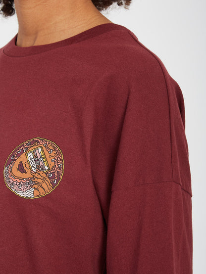 Drumstone T-Shirt - BURGUNDERROT
