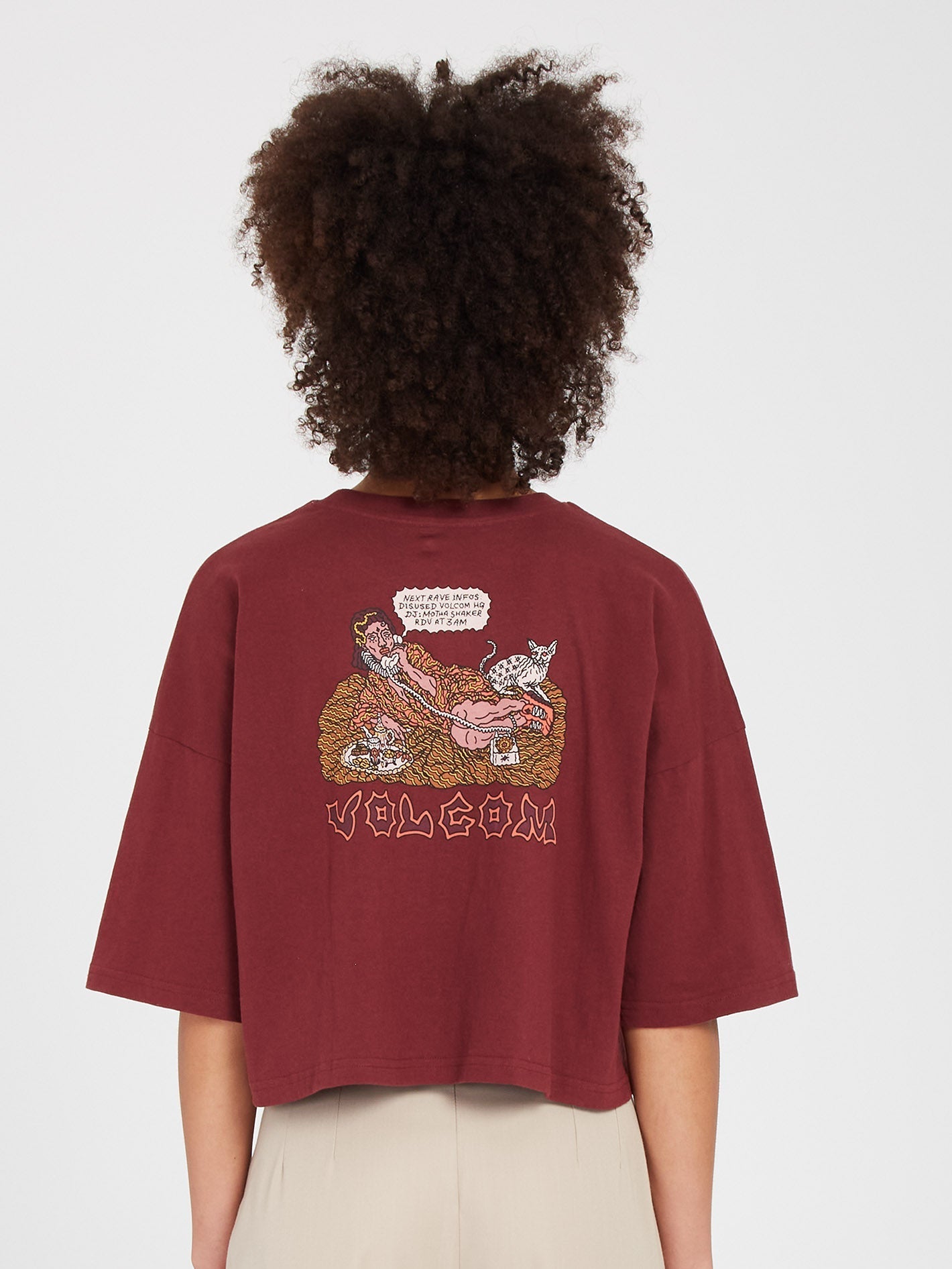 Drumstone T-Shirt - BURGUNDERROT