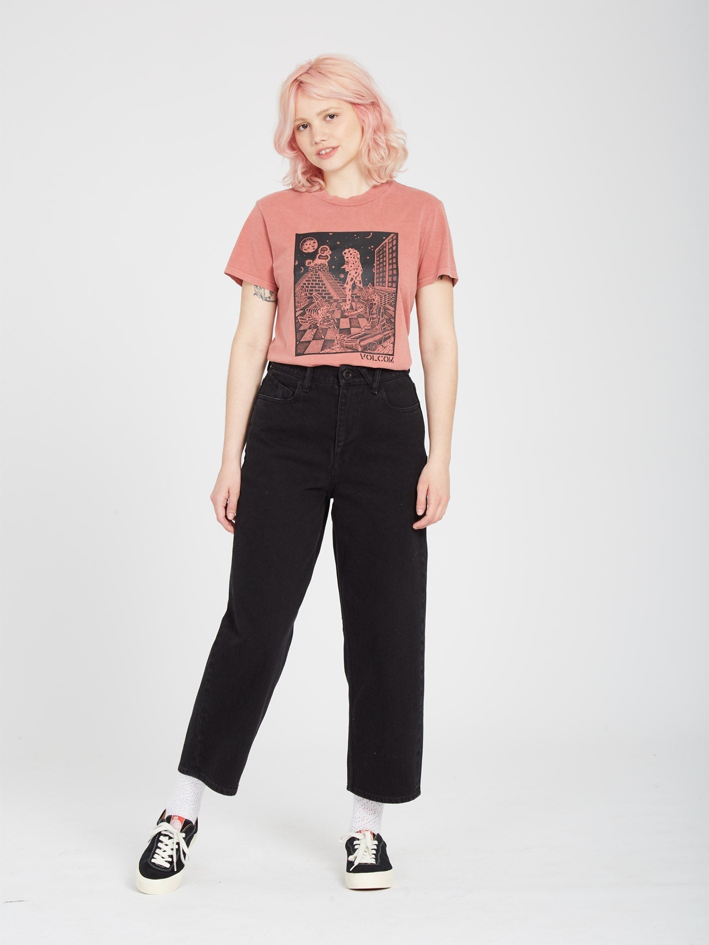 T-shirt Volchedelic - ROSEWOOD