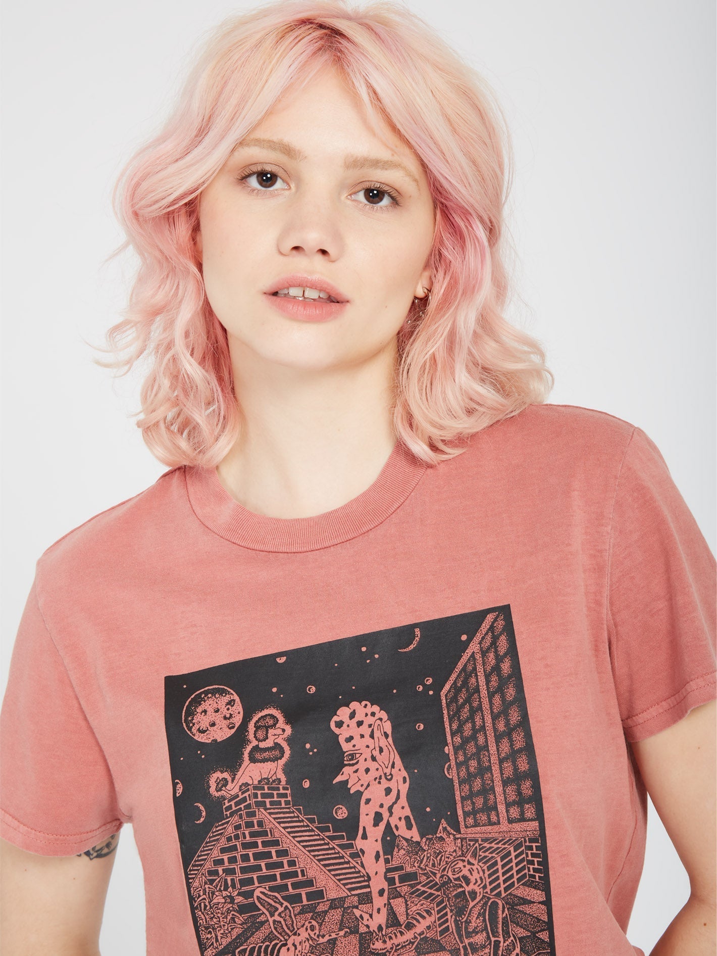 T-shirt Volchedelic - ROSEWOOD