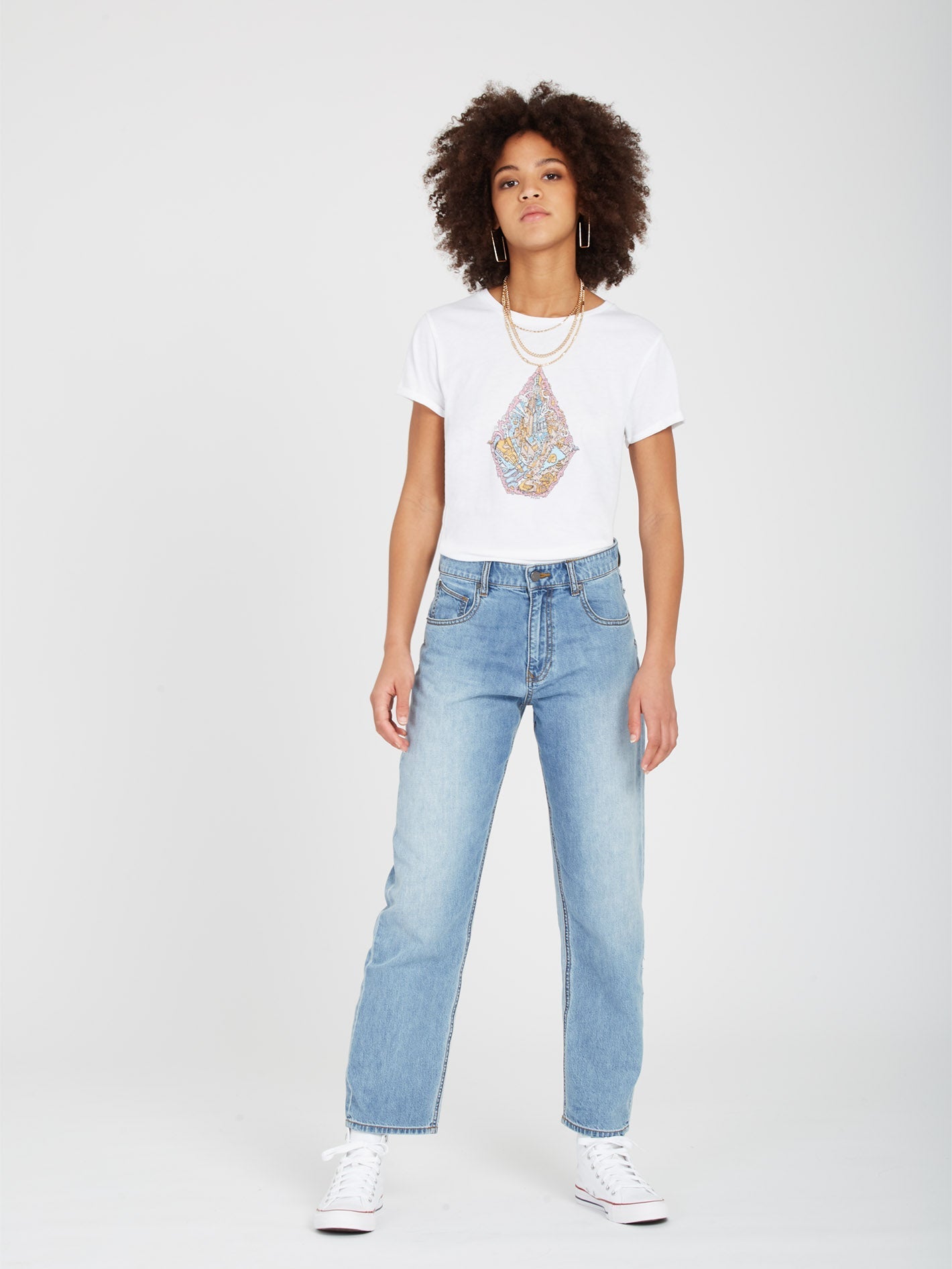 T-shirt Radical Daze - WHITE