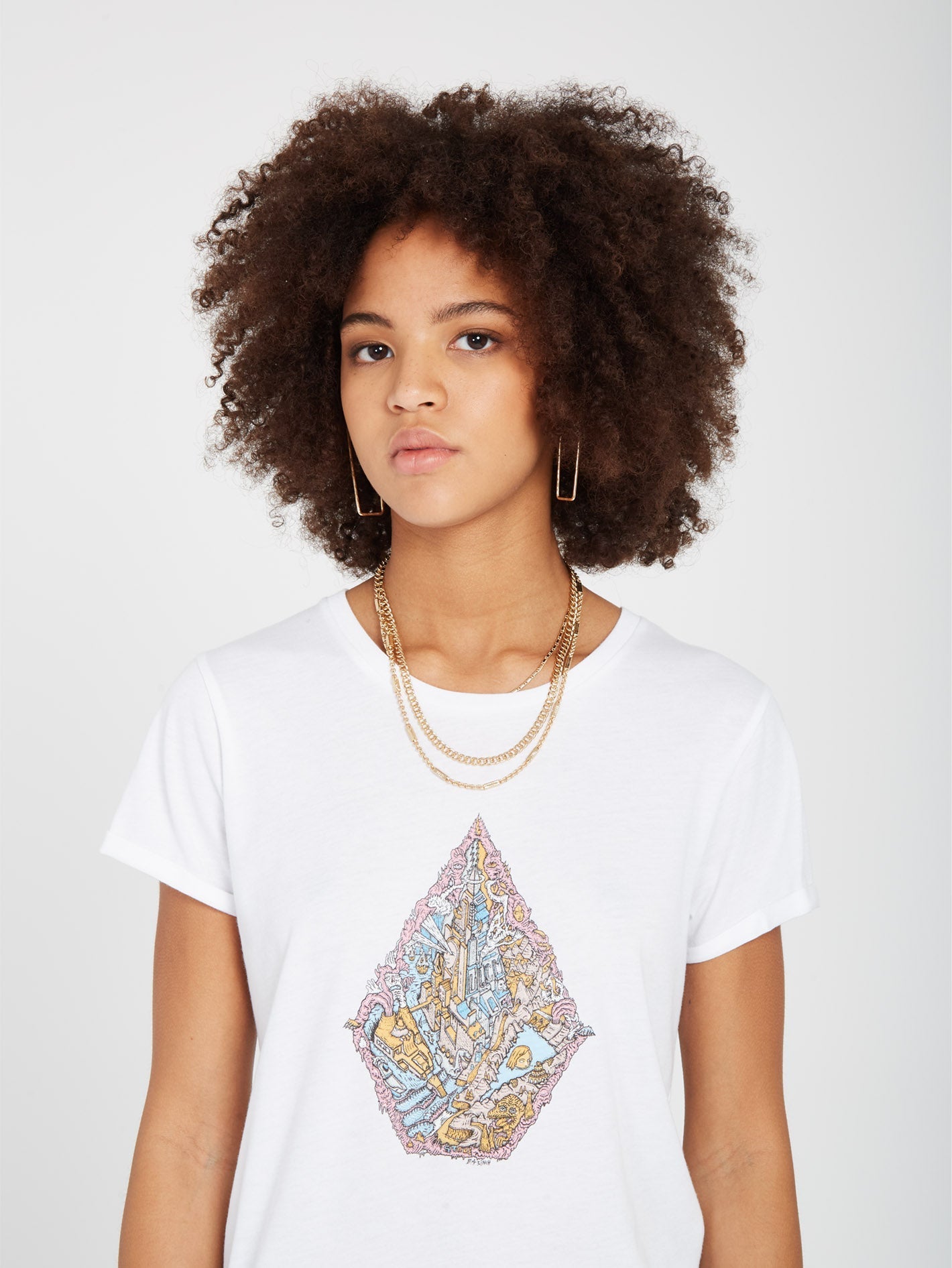 T-shirt Radical Daze - WHITE