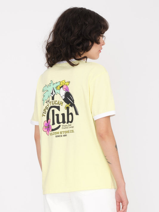 Truly Ringer T-Shirt - AURA GELB