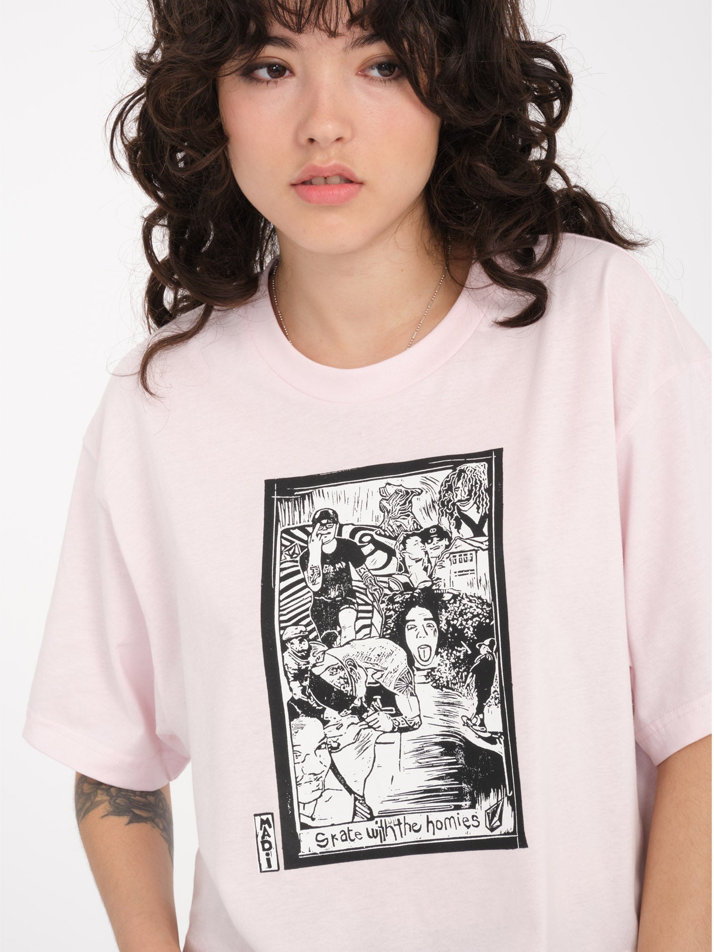 Drumstone T-Shirt - LILA ASH