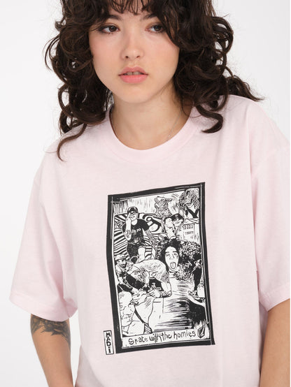 Drumstone T-Shirt - LILA ASH