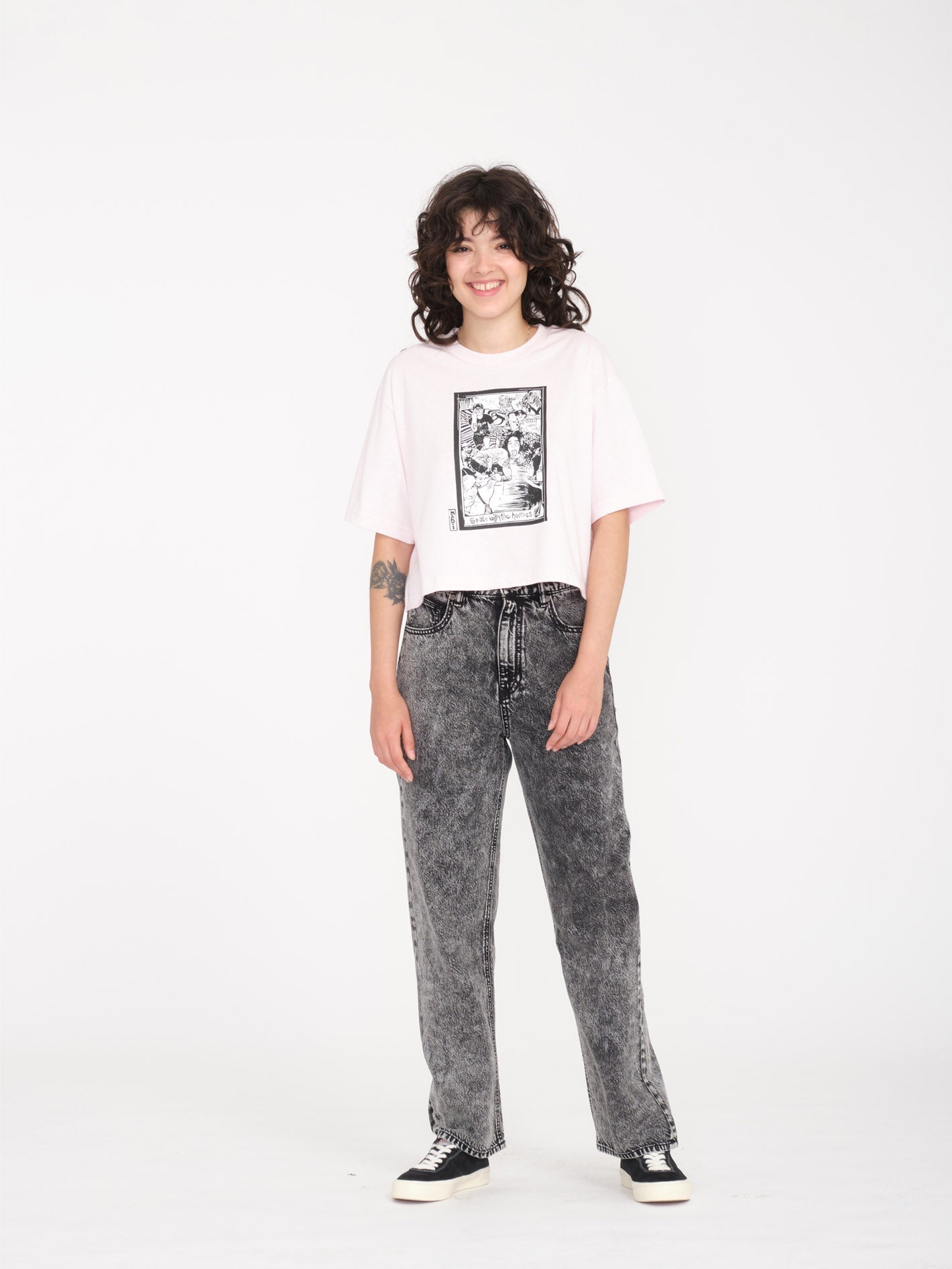 Drumstone T-Shirt - LILA ASH