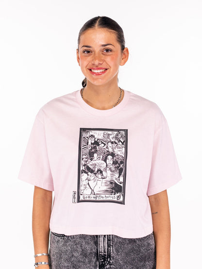 Drumstone T-Shirt - LILA ASH