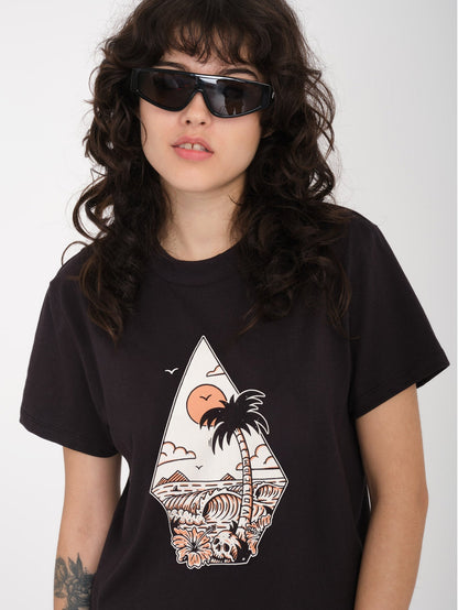T-Shirt Radical Daze - BLACK