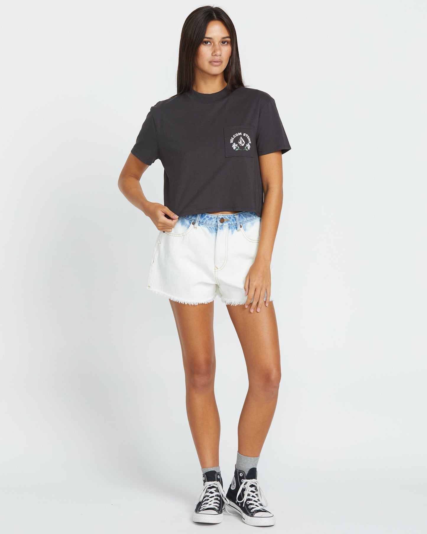 Pocket Dial T-shirt - VINTAGE BLACK