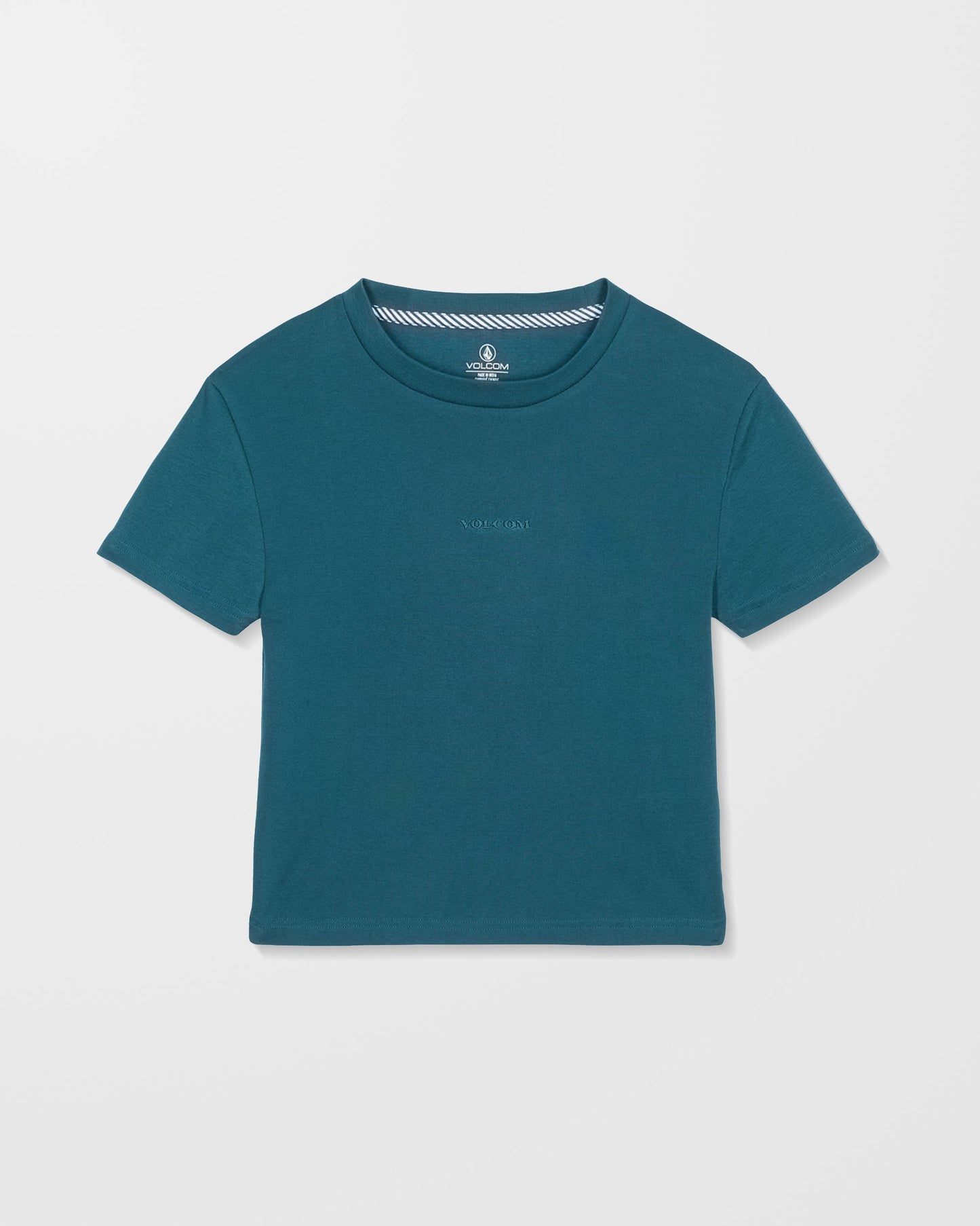 Volcomstone Tight Crop T-Shirt - Smaragdgrün