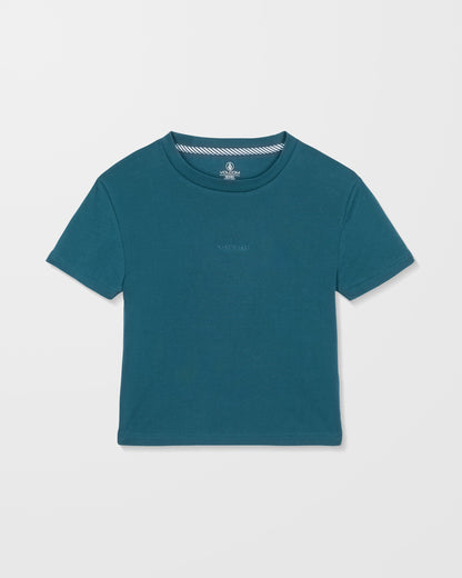 Volcomstone Tight Crop T-Shirt - Smaragdgrün
