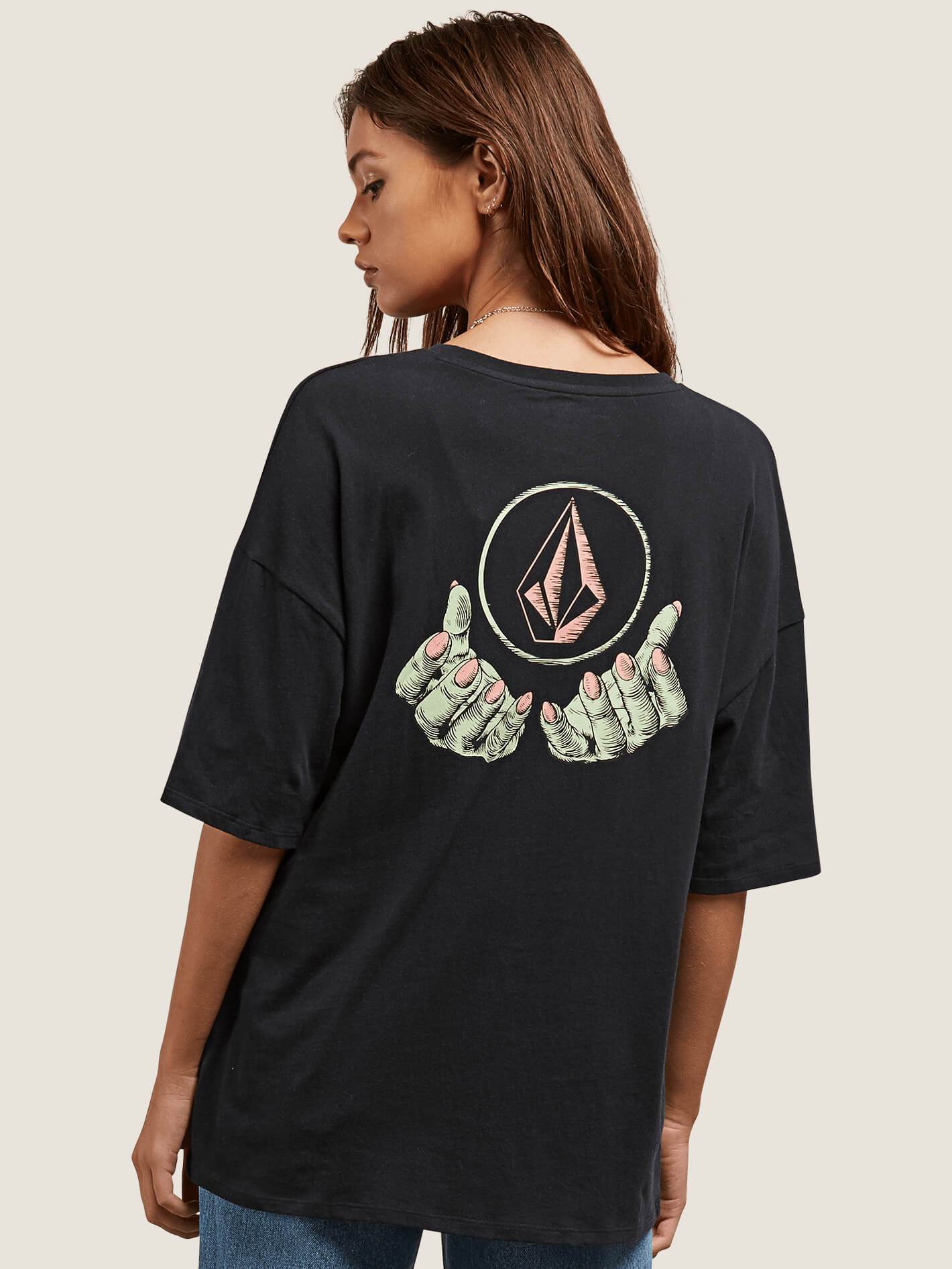 Steinkratzer T-Shirt - Schwarz