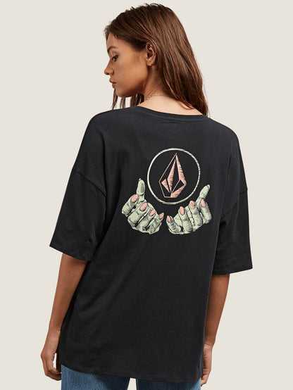 Steinkratzer T-Shirt - Schwarz