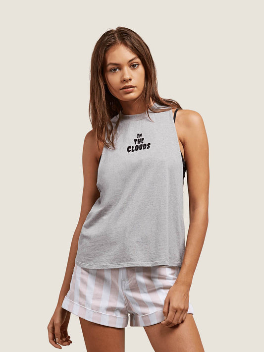 Débardeur Encolure Montante Get - Heather Grey