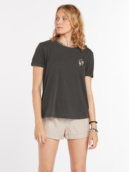 T-shirt Truly Ringer - BLACK