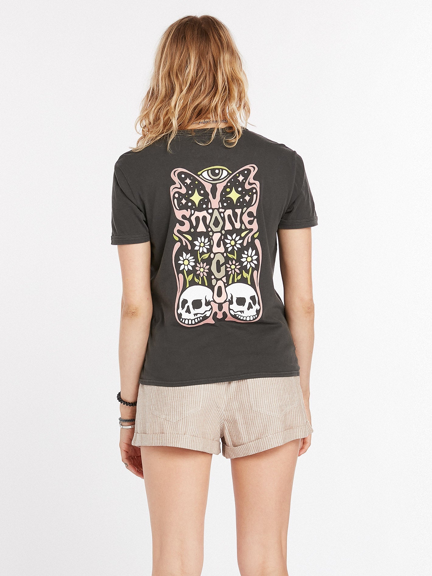 T-shirt Truly Ringer - BLACK