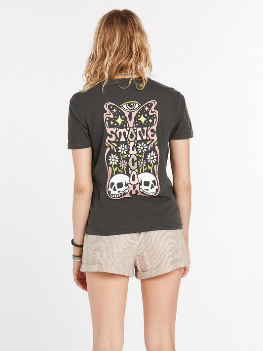 T-shirt Truly Ringer - BLACK