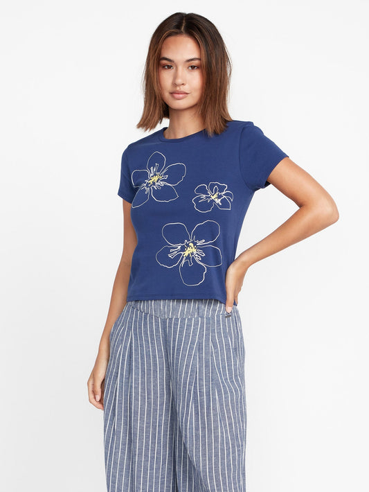 Coco Ho Babydoll-T-Shirt – NAVY