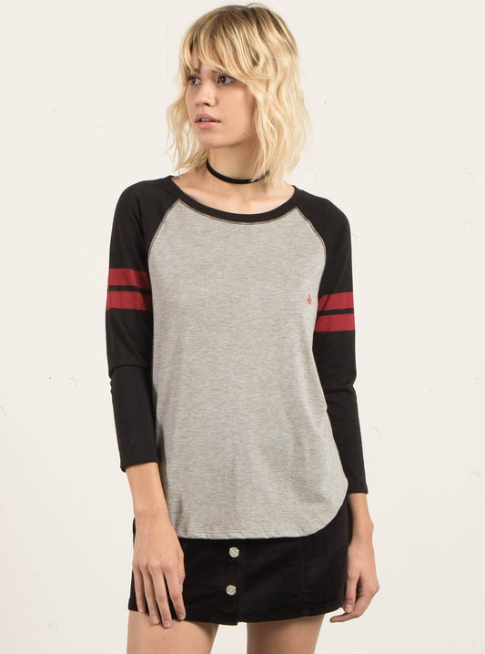 T-Shirt Manches 3/4 Georgia May Jagger - Heather Grey