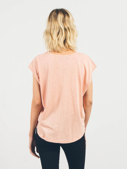 Stay Cosmic Kurzarm-T-Shirt - Mellow Rose