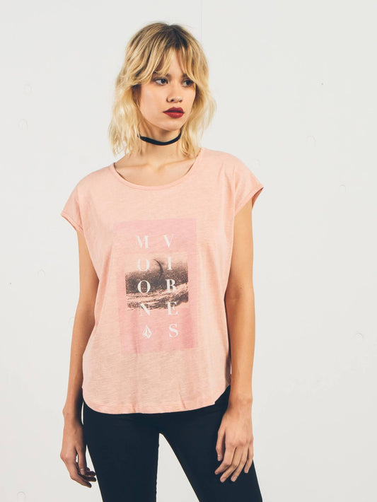 Stay Cosmic Kurzarm-T-Shirt - Mellow Rose
