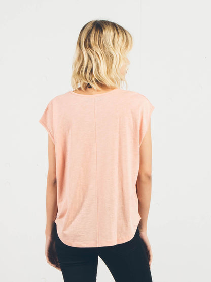 T-shirt à manches courtes Simply Solid - Mellow Rose
