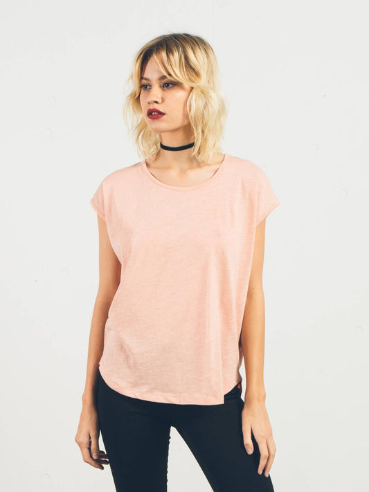 T-shirt à manches courtes Simply Solid - Mellow Rose