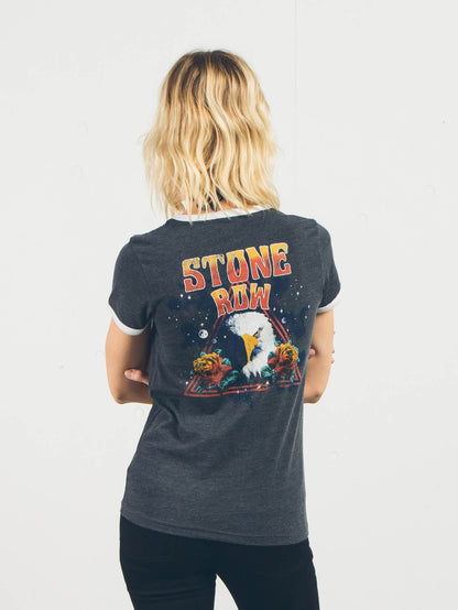 T-shirt manches courtes Let's Go Ringer - Black