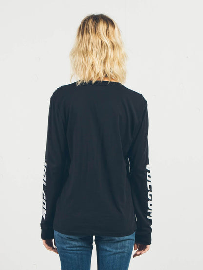 Simply Stoned Langarm-T-Shirt - Schwarz