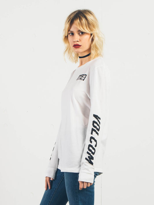 T-shirt à manches longues Simply Stoned - White