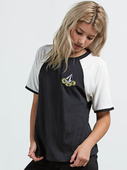 Stage 4 Ringer T-Shirt - Black