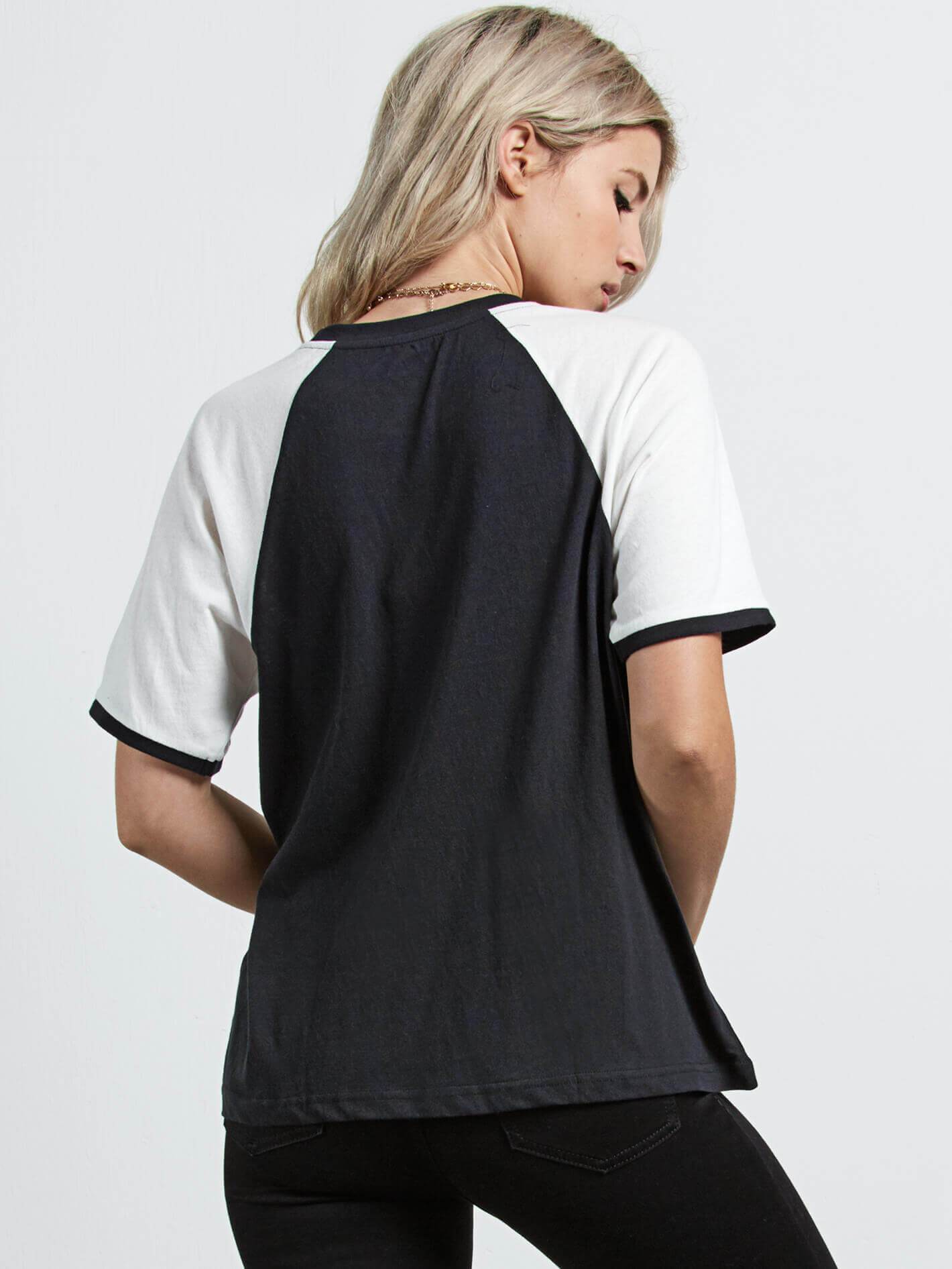 Stage 4 Ringer T-Shirt - Black