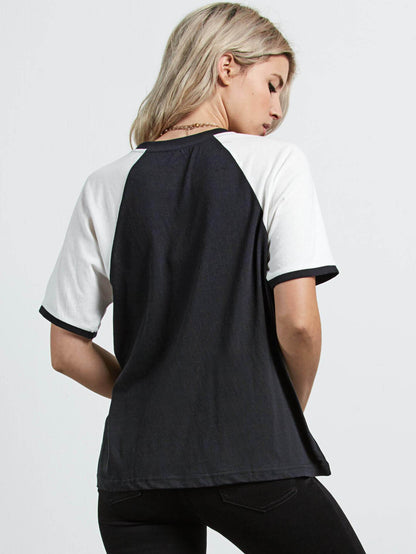 Stage 4 Ringer T-Shirt - Black