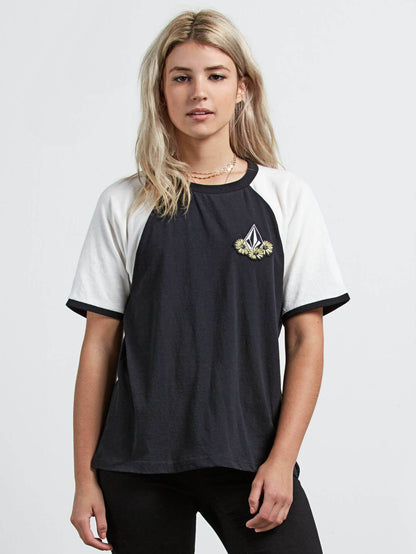 Stage 4 Ringer T-Shirt - Black