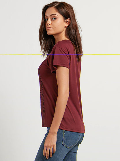 T-shirt Easy Babe Rad 2 - Burgundy