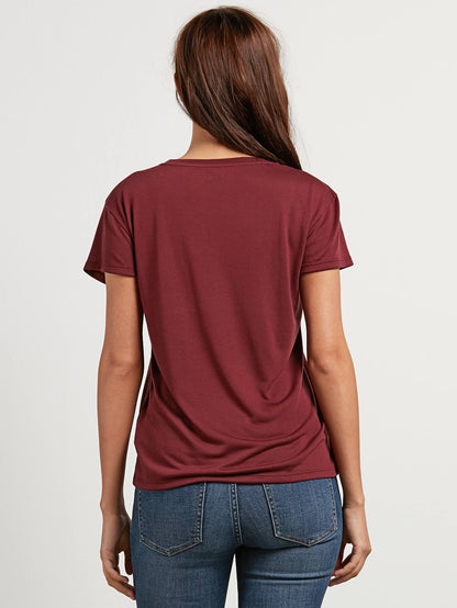 T-shirt Easy Babe Rad 2 - Burgundy