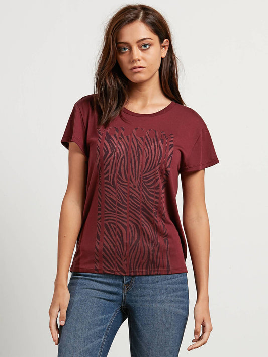 T-shirt Easy Babe Rad 2 - Burgundy