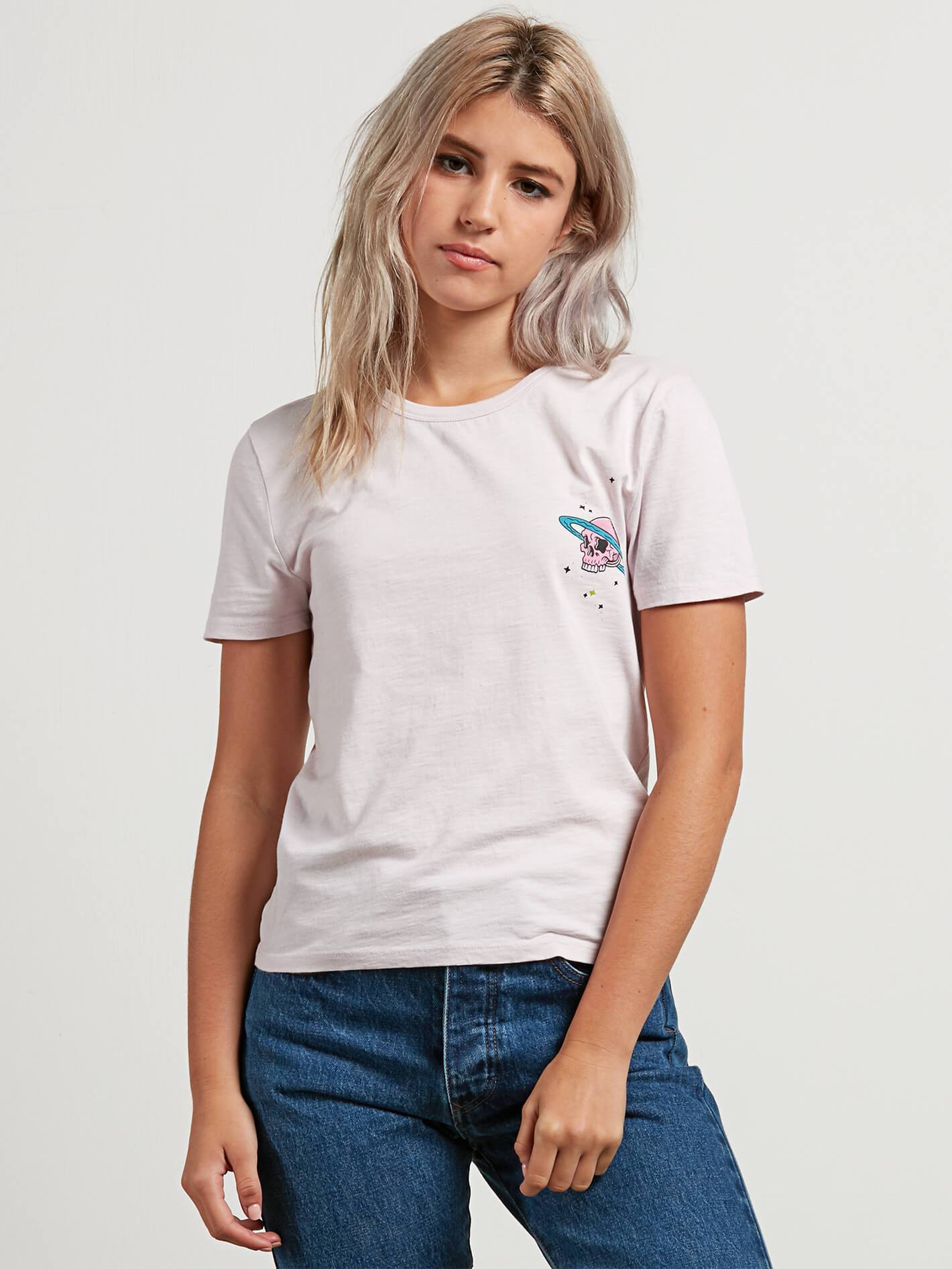 T-shirt Skullactic Wave - Light Purple
