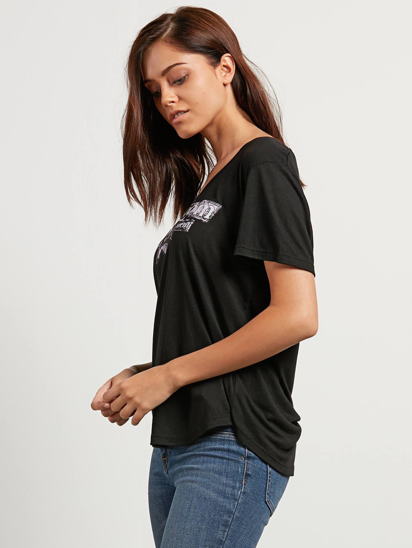 T-shirt Volneck - Black